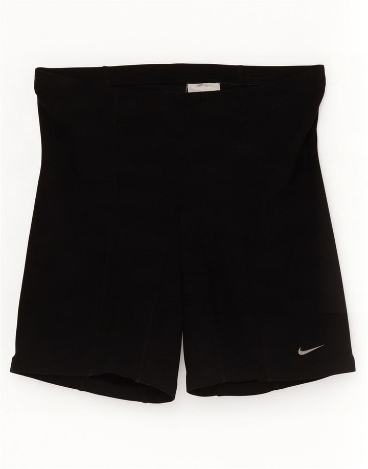 Nike Damen Sportshorts UK 14 Mittelschwarzes Polyester