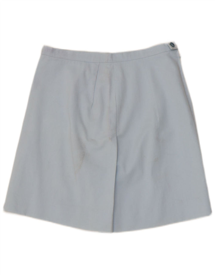 Vintage Damen A-Linie Rock Groß W34 Blau