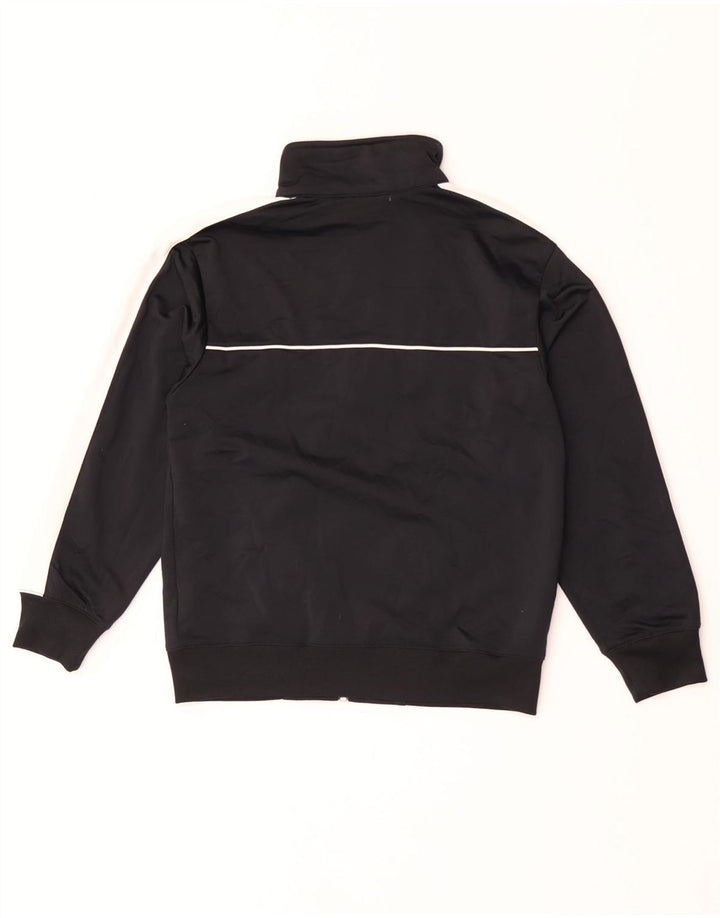 Nike Jungen-Trainingsanzug-Top-Jacke, 10–11 Jahre, Mittelschwarz, Farbblock