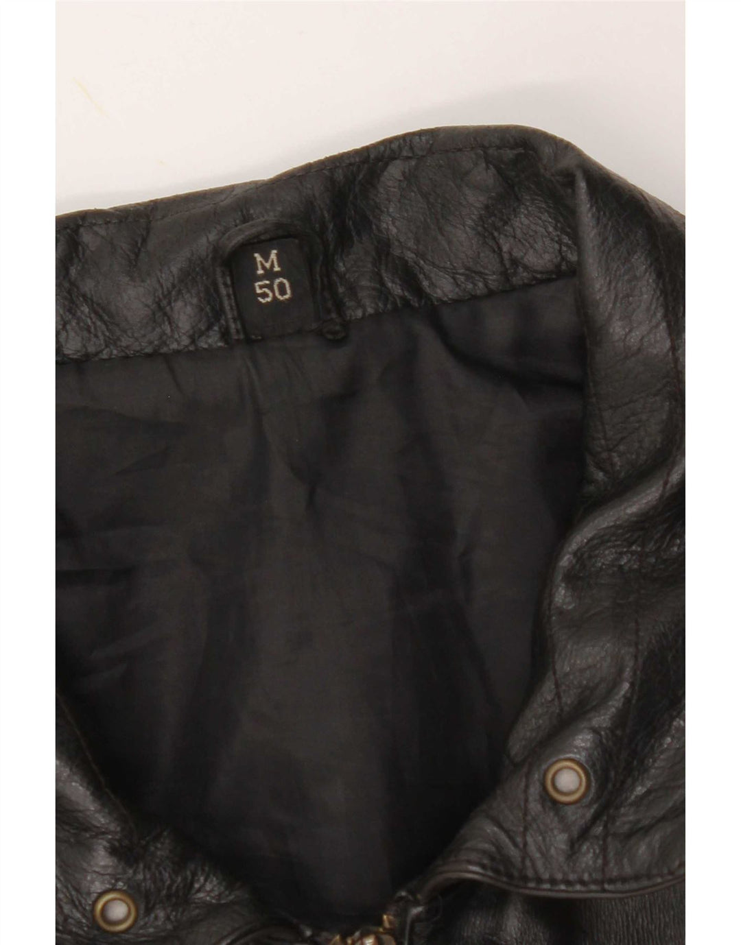 Enrico Gorlani Damen Lederweste UK 38 Medium Schwarz