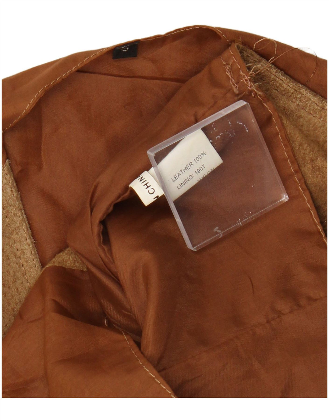 Vintage Herren Wildlederweste Kleines braunes Leder