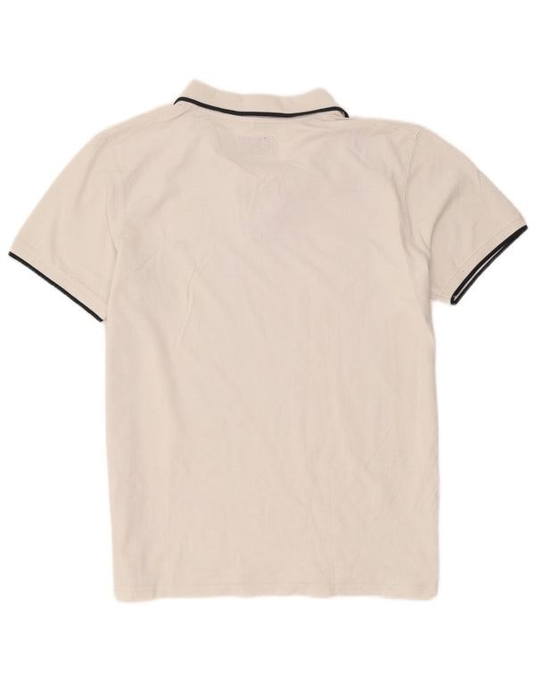 Carrera Herren-Poloshirt mit normaler Passform, XL, weiß gestreift, Baumwolle