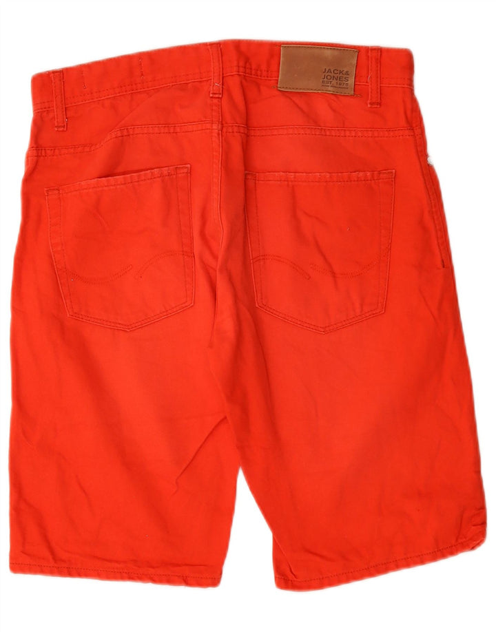 Jack & Jones Herren Jeansshorts W32 Mittelrot