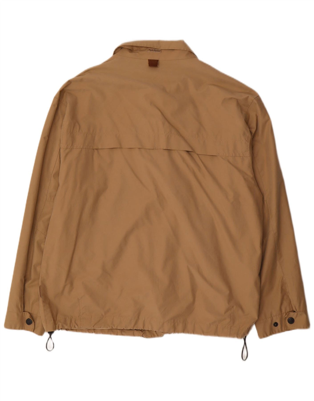 Vintage Herren Bomberjacke IT 54 2XL Beige Baumwolle
