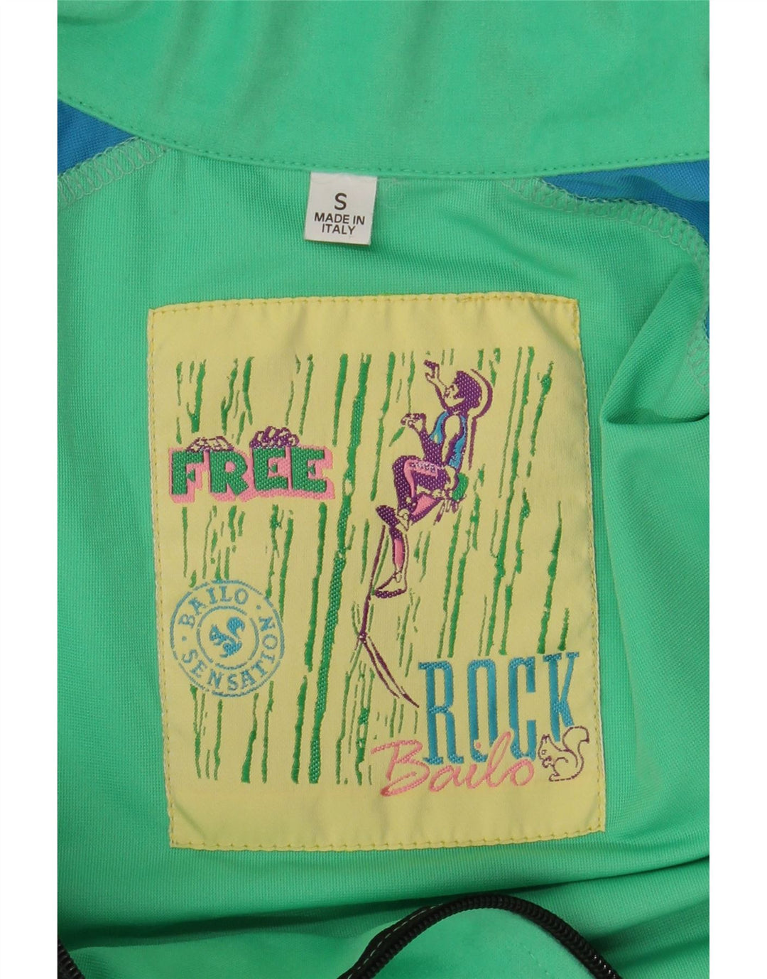 BAILO Herren-Trainingsanzugoberteil mit Grafik, Größe S, Grün, Farbblock