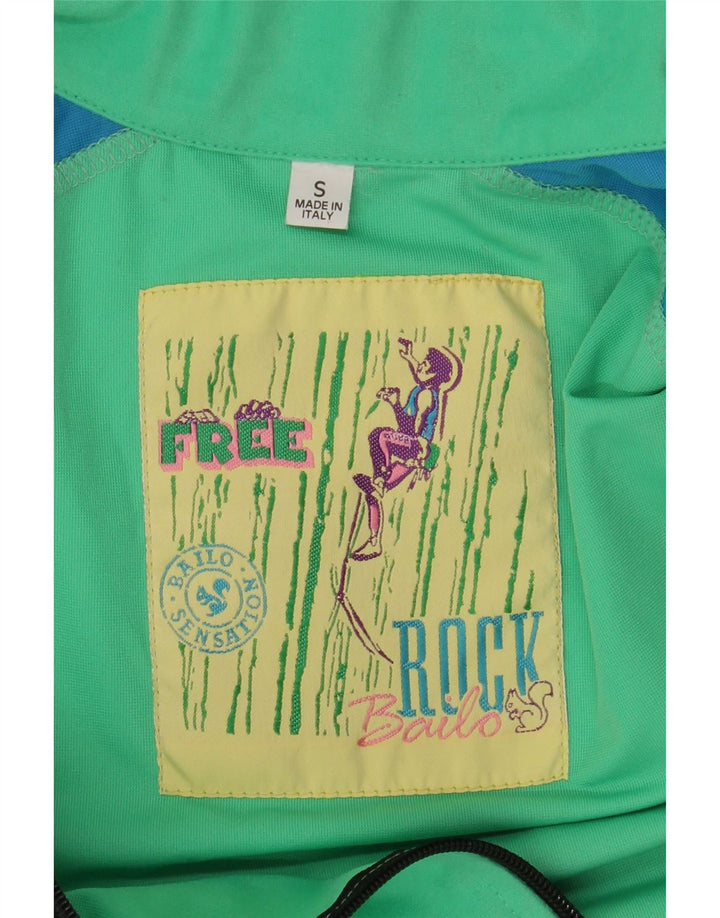 BAILO Herren-Trainingsanzugoberteil mit Grafik, Größe S, Grün, Farbblock