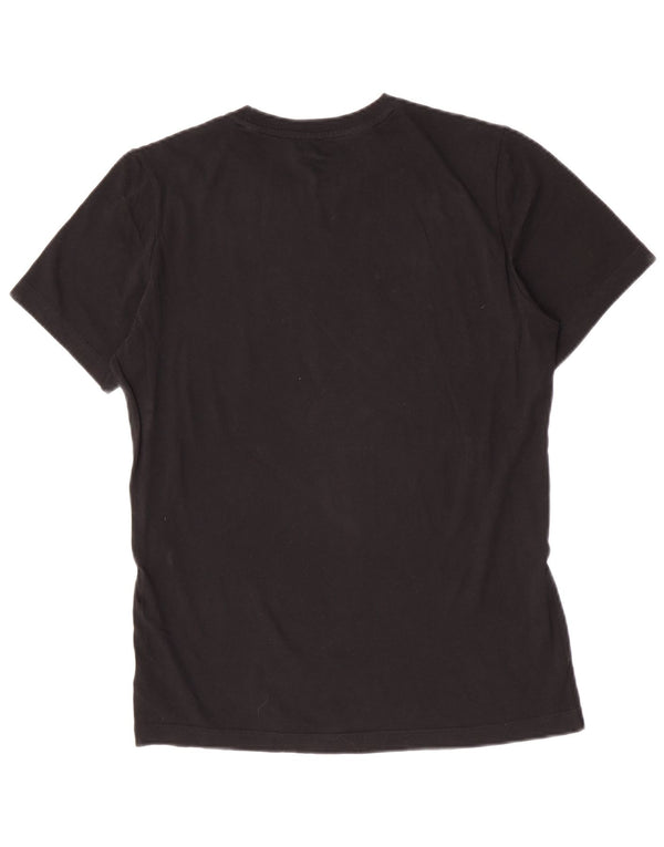 Adidas Jungen Graphic T-Shirt Top 15–16 Jahre, schwarze Baumwolle