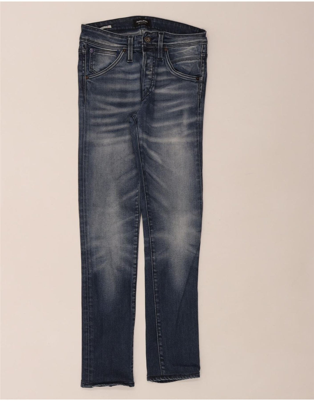 Jack & Jones Herren Slim Jeans W28 L30 Blaue Baumwolle