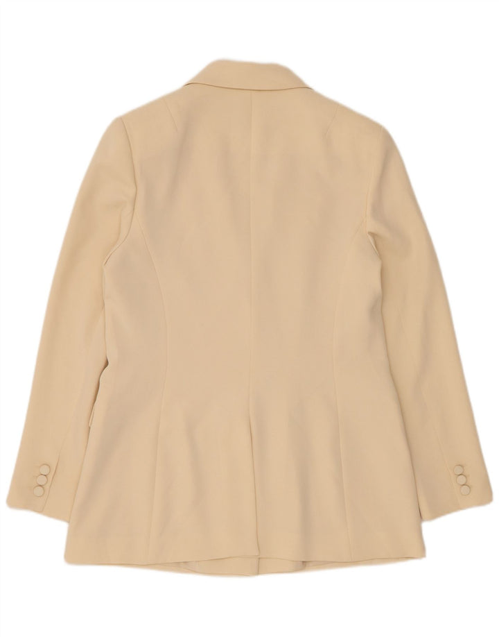 Phase Eight Damen-Blazerjacke mit 2 Knöpfen, UK 14, mittelbeigefarbenes Polyester