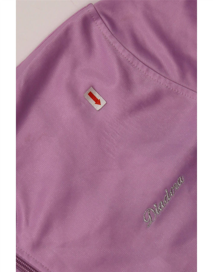 DIADORA Damen-Trainingsanzug-Top-Jacke, UK 16, Größe L, Lila, Polyester