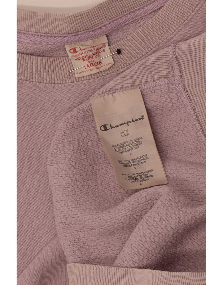 Champion Herren-Sweatshirtpullover, groß, rosa Baumwolle