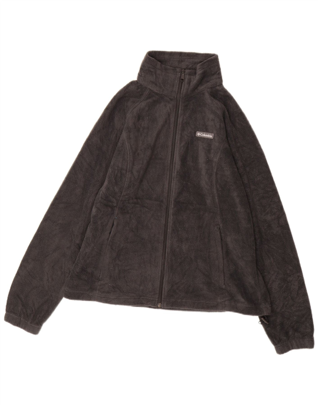 COLUMBIA Womens Fleece Jacket UK 18 XL Grey Polyester