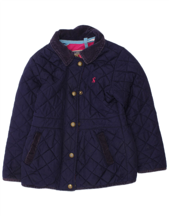 Joules Steppjacke für Mädchen, 3–4 Jahre, Marineblau, Polyester
