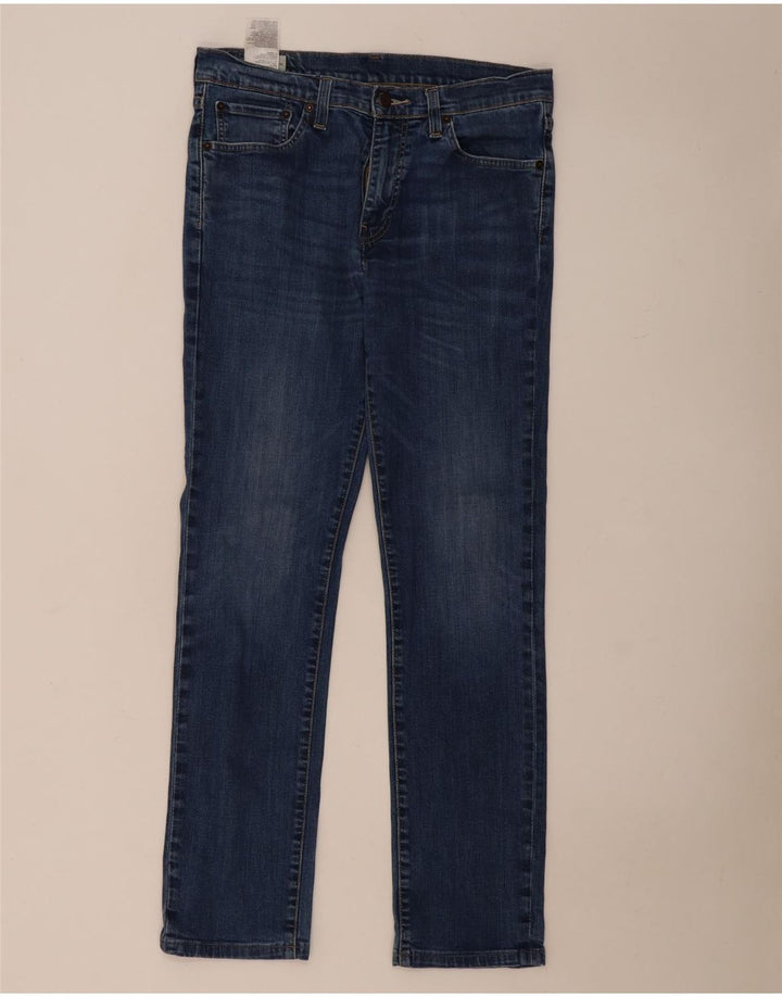 Levi's Damen 511 Slim Jeans W33 L34 Blaue Baumwolle