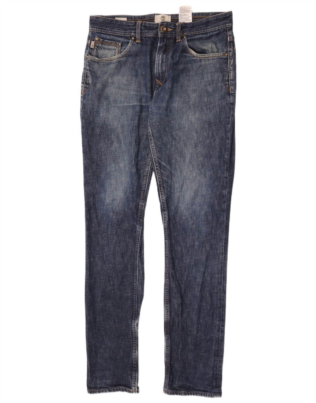Timberland Herren Slim Jeans W32 L33 Blaue Baumwolle