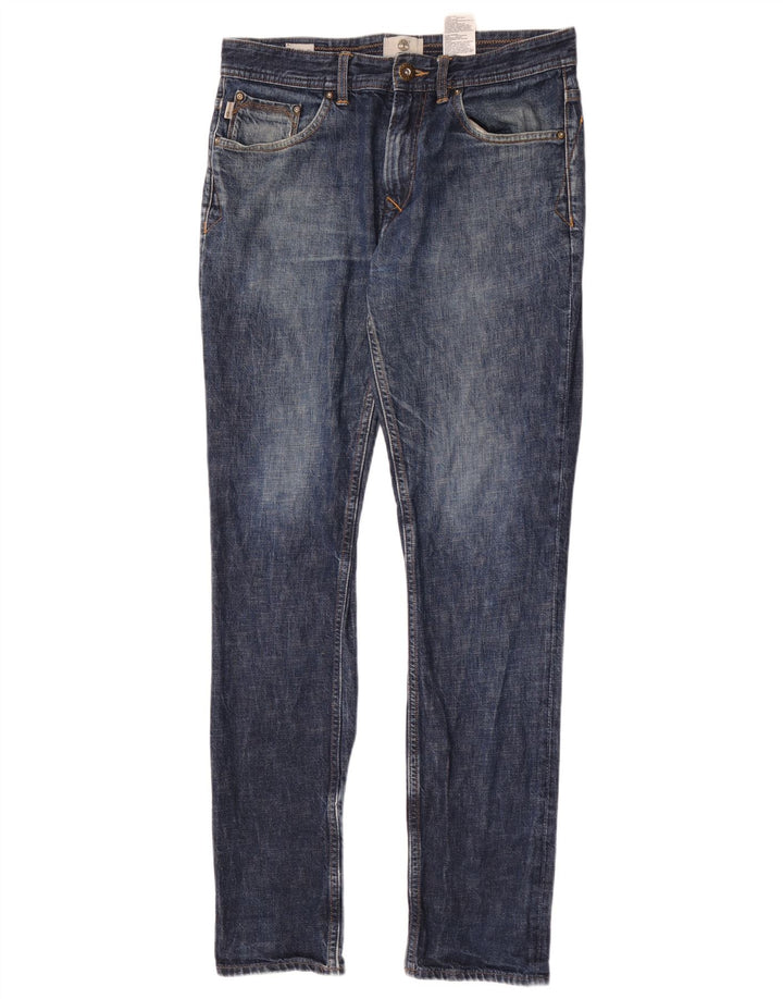 Timberland Herren Slim Jeans W32 L33 Blaue Baumwolle