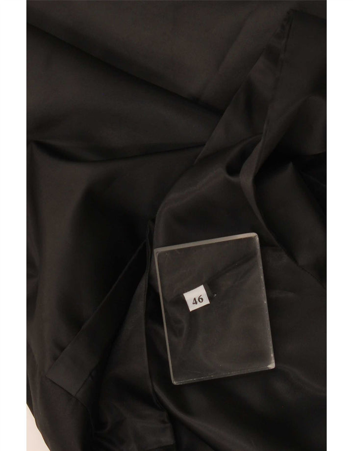 Vintage Herren Weste IT 46 Small Schwarz