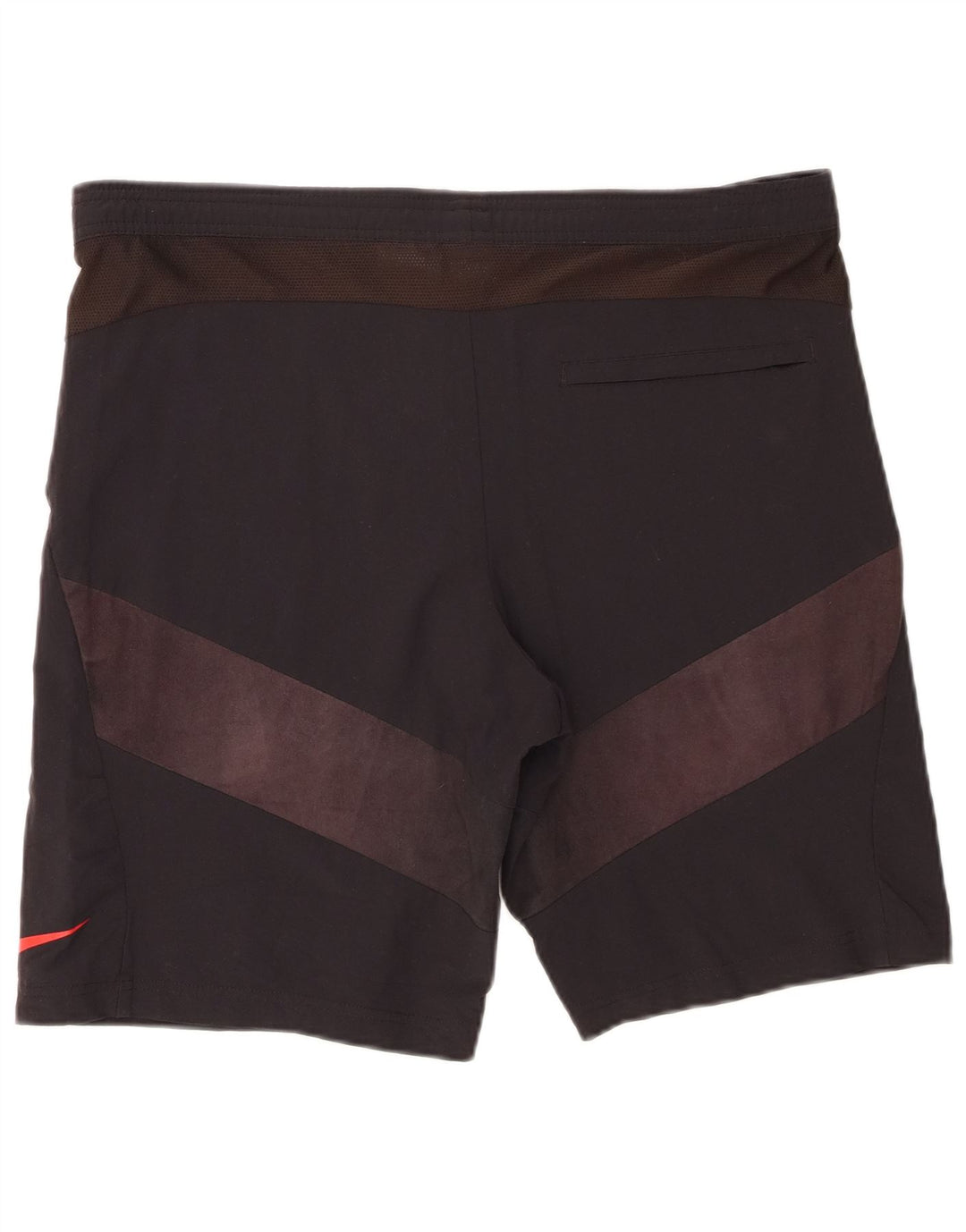 Nike Herren-Sportshorts, mittelgroß, schwarzes Colourblock-Nylon