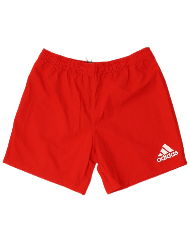 Adidas Herren Sport Shorts Großes rotes Polyester