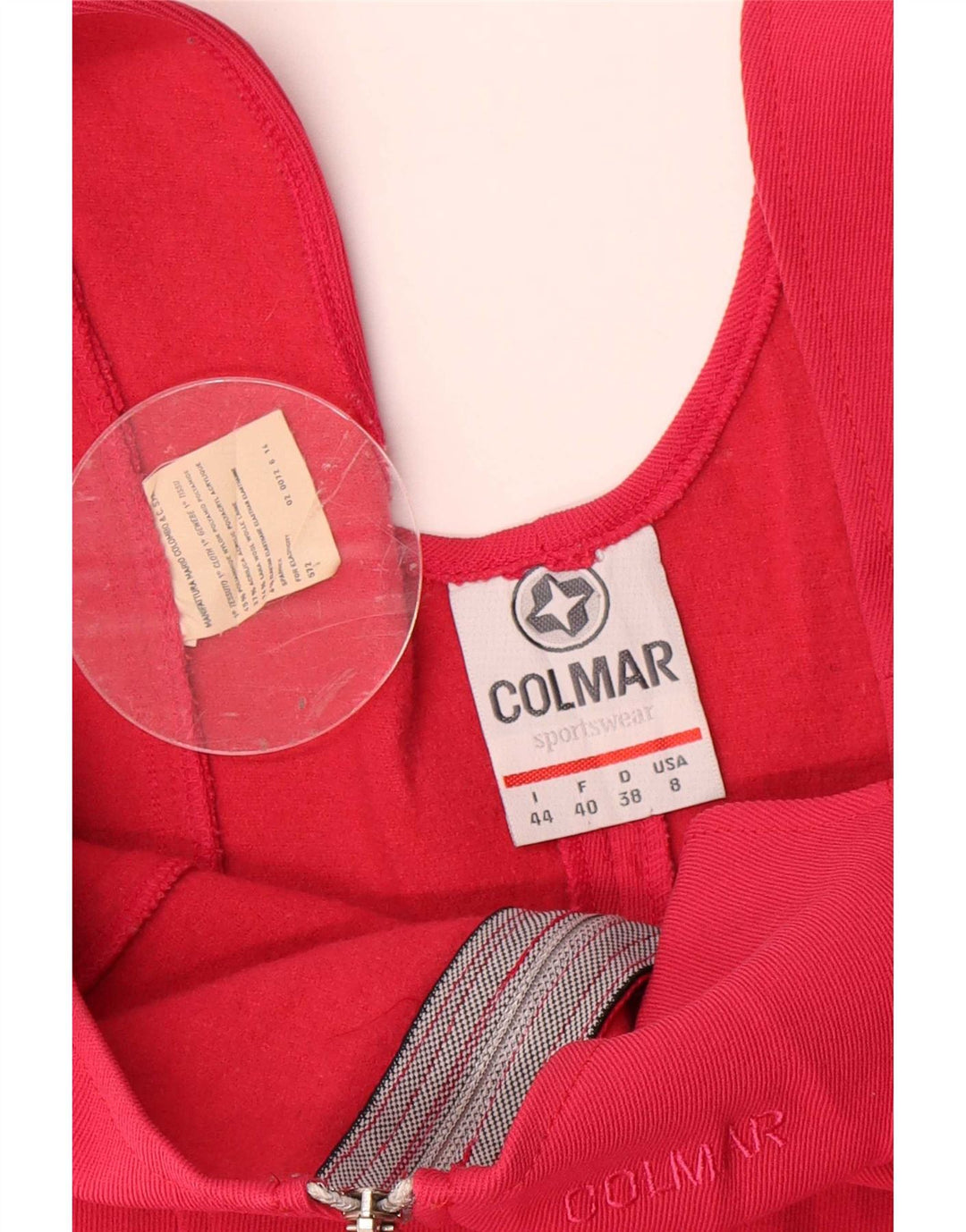 Colmar Damen Steigbügeloverall IT 44 Mittelrosa Colourblock-Polyamid