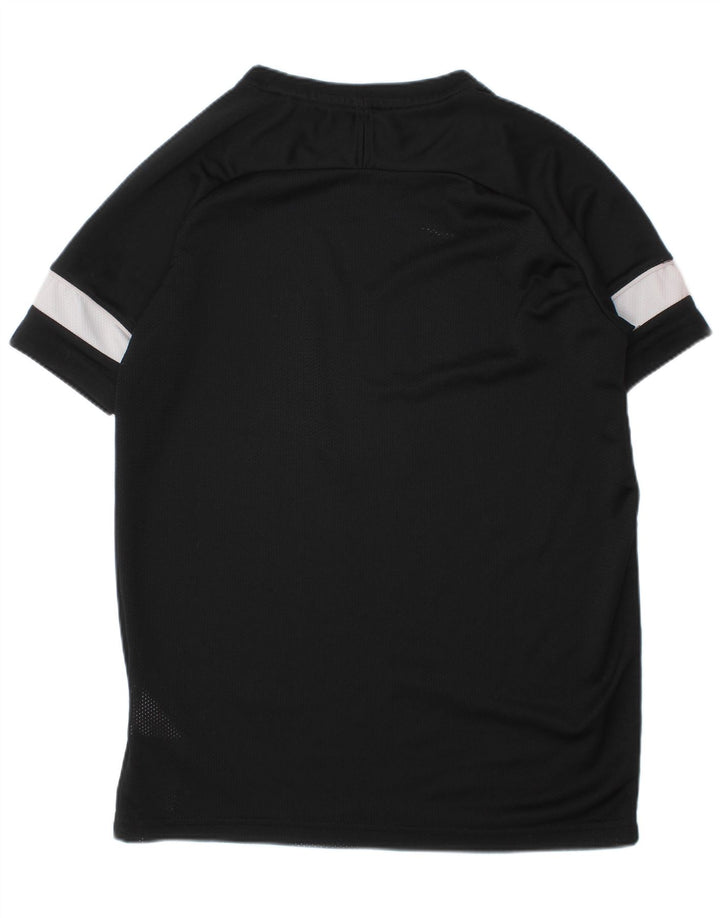 NIKE Dri Fit T-Shirt für Jungen, 10–11 Jahre, Mittelschwarz, Farbblock