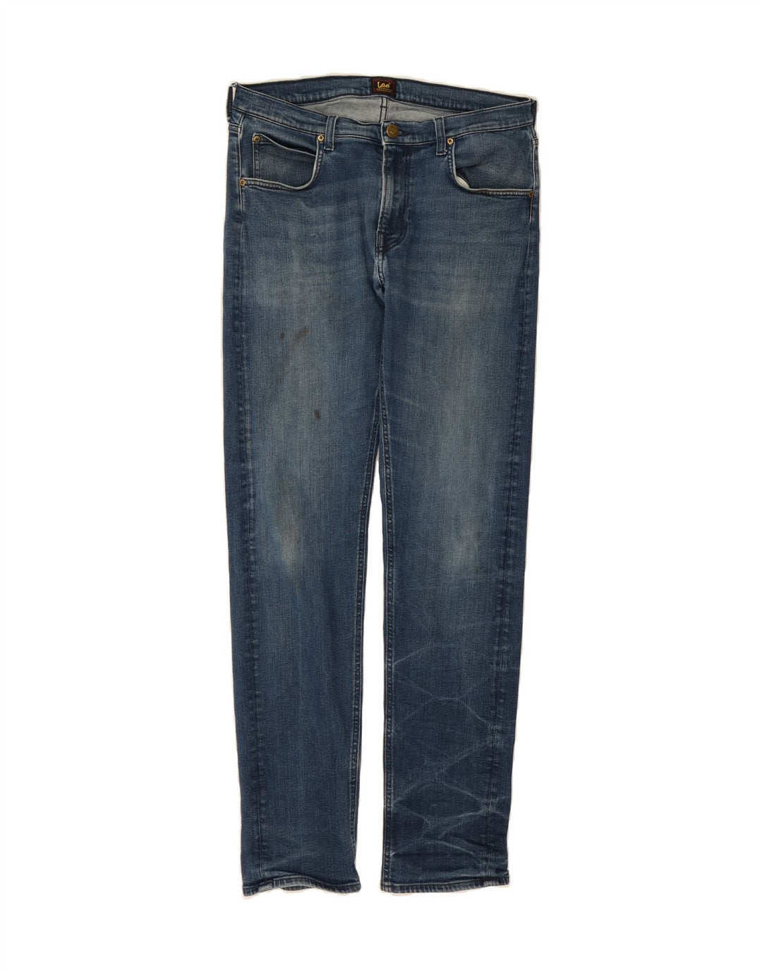 LEE Mens Daren Zip Fly Slim Jeans W33 L34 Blue Cotton Vintage Lee and Second-Hand Lee from Messina Hembry 