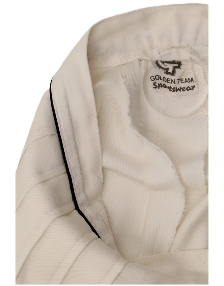 Golden Team Damen-Tennisrock UK 12 Mittelweißes Polyester