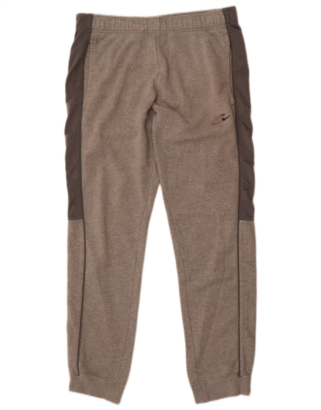 Nike Herren-Trainingshose und Jogger, mittelgraue Colourblock-Baumwolle