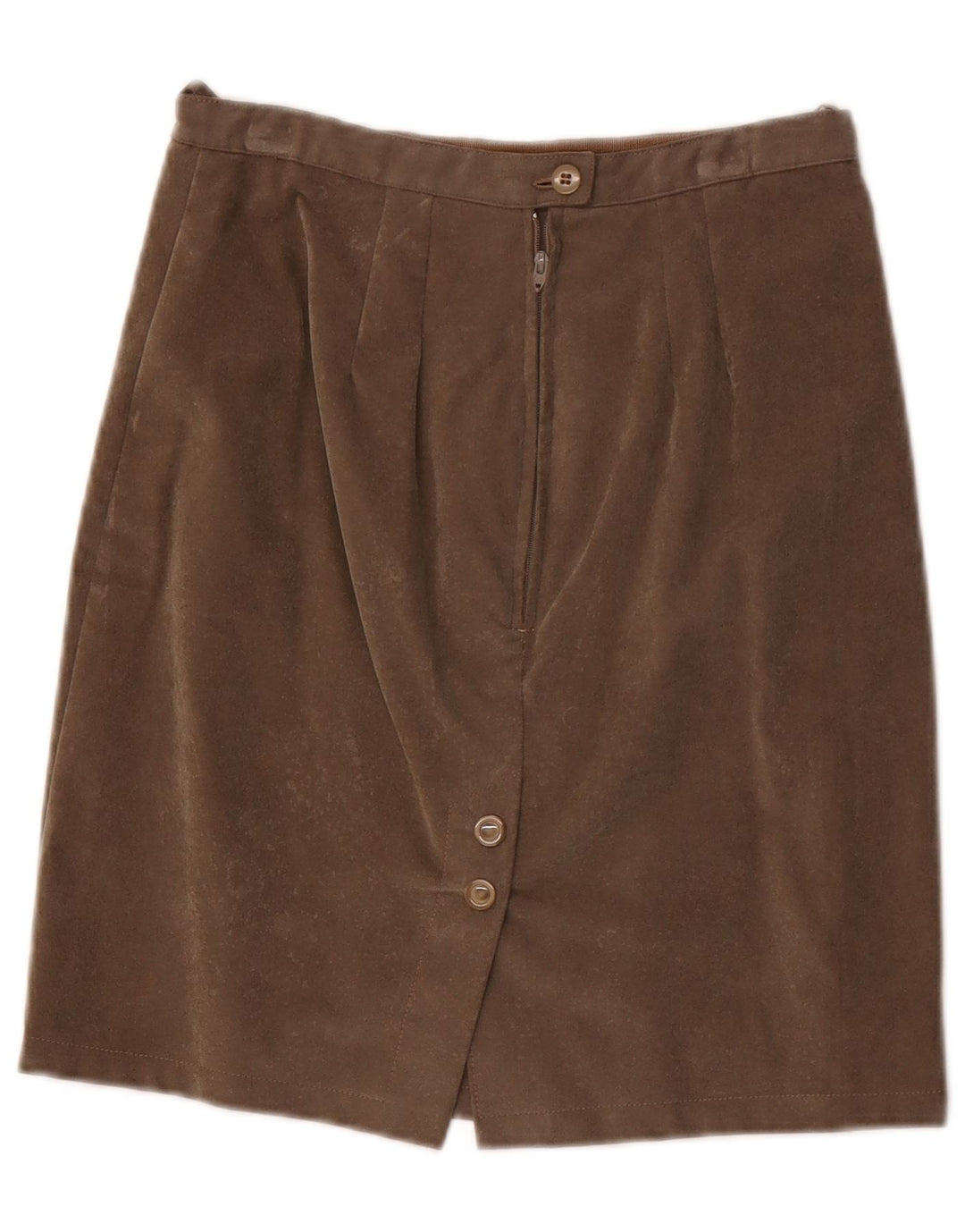 Vintage Damen gerader Rock W24 XS Grau