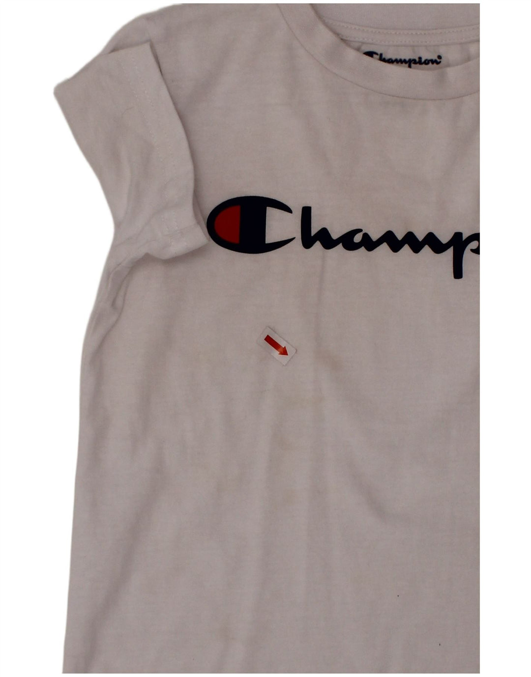 CHAMPION Jungen-T-Shirt mit Grafik, 4–5 Jahre, weiße Baumwolle