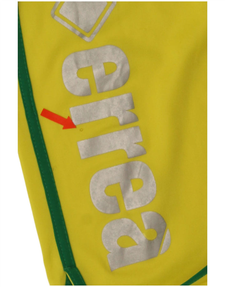 Errea Herren Graphic Sport Shorts Mittelgelbes Polyester