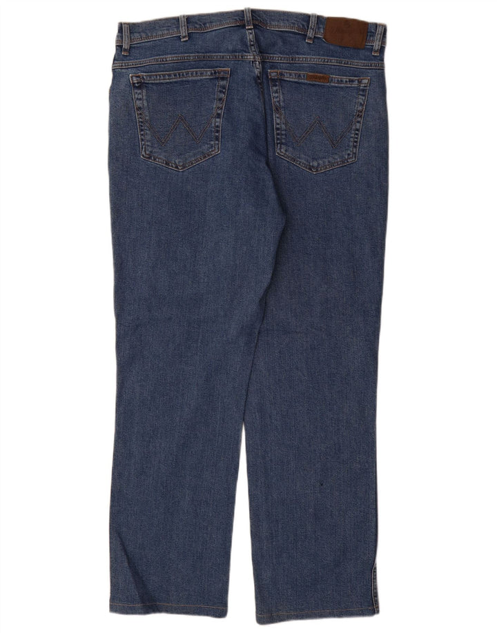Wrangler Herren-Jeans mit normaler Passform, gerade Passform, W38, L32, Blau, Baumwolle