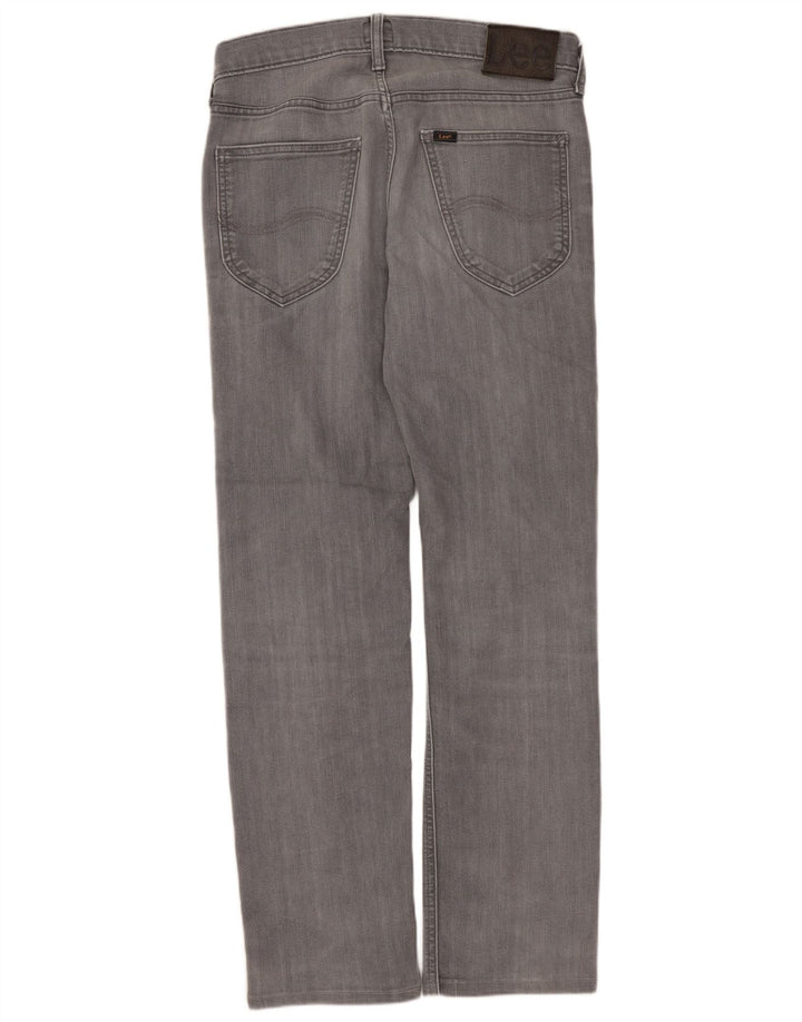 LEE Damen Daren Slim Jeans W29 L28 Graue Baumwolle