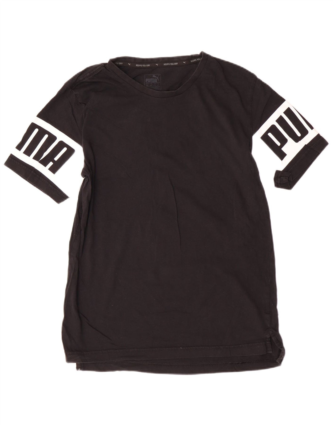 Puma Herren Grafik T-Shirt Top Medium Schwarz