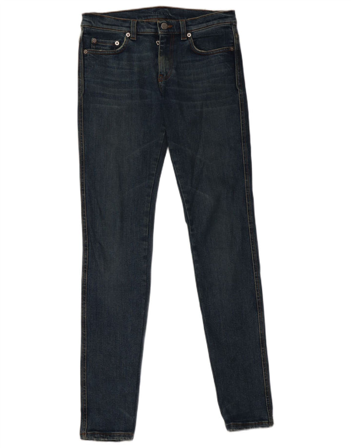 Prada Damen Skinny Jeans W26 L32 Marineblaue Baumwolle