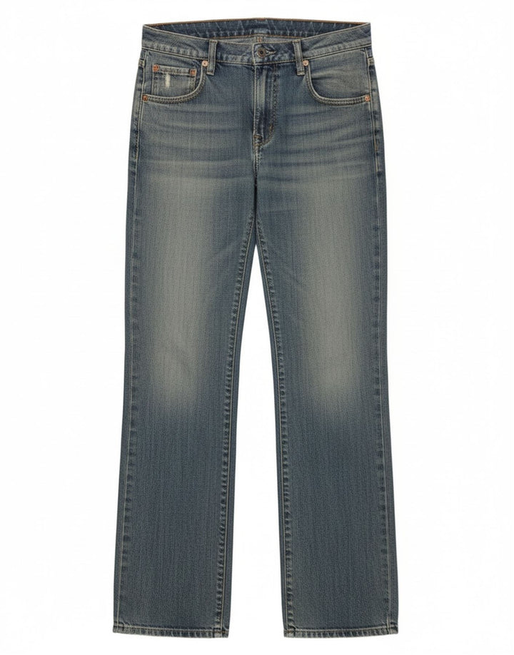 G-Star Damen Straight Jeans W26 L32 Blaue Baumwolle