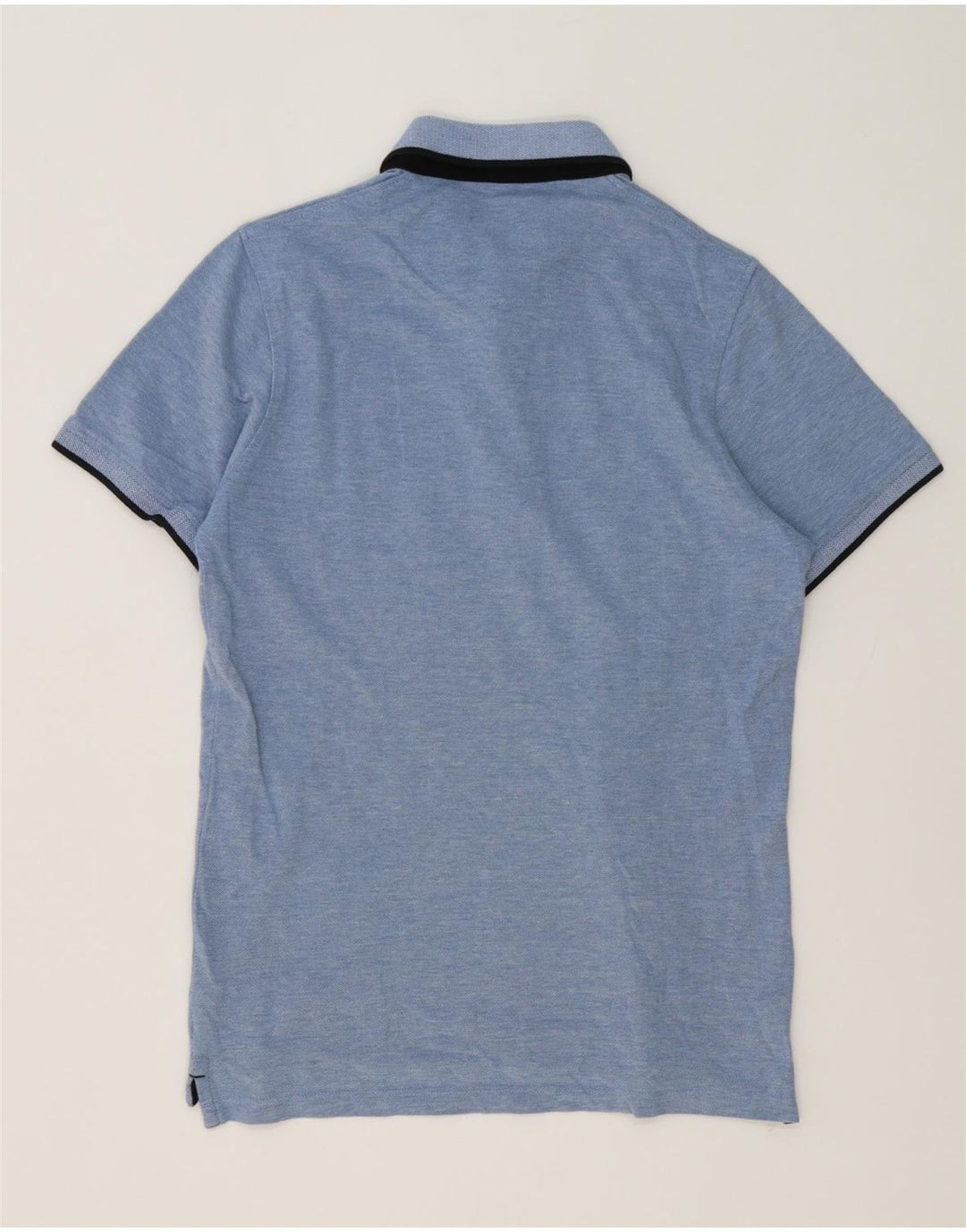 Jack & Jones Herren-Poloshirt aus mittelblauer Baumwolle