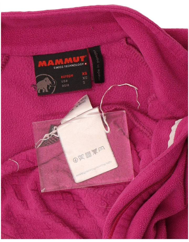 Mammut Damen Fleecejacke UK 6 XS Rosa Polyester