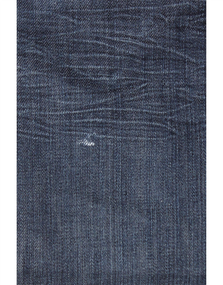 Levi's Herren 501 Straight Jeans W38 L30 Marineblaue Baumwolle
