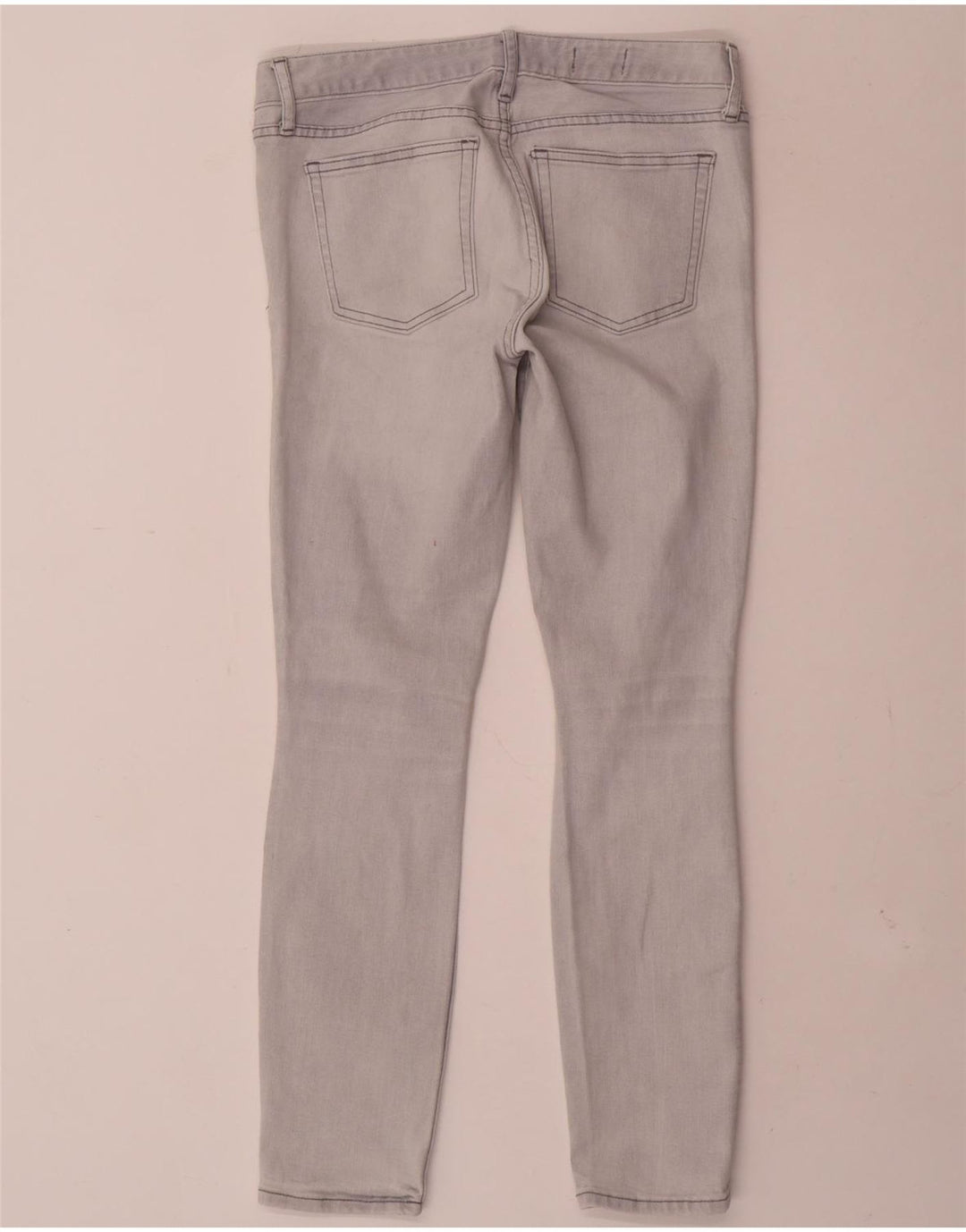 Gap Damen Skinny Jeans W28 L28 Graue Baumwolle
