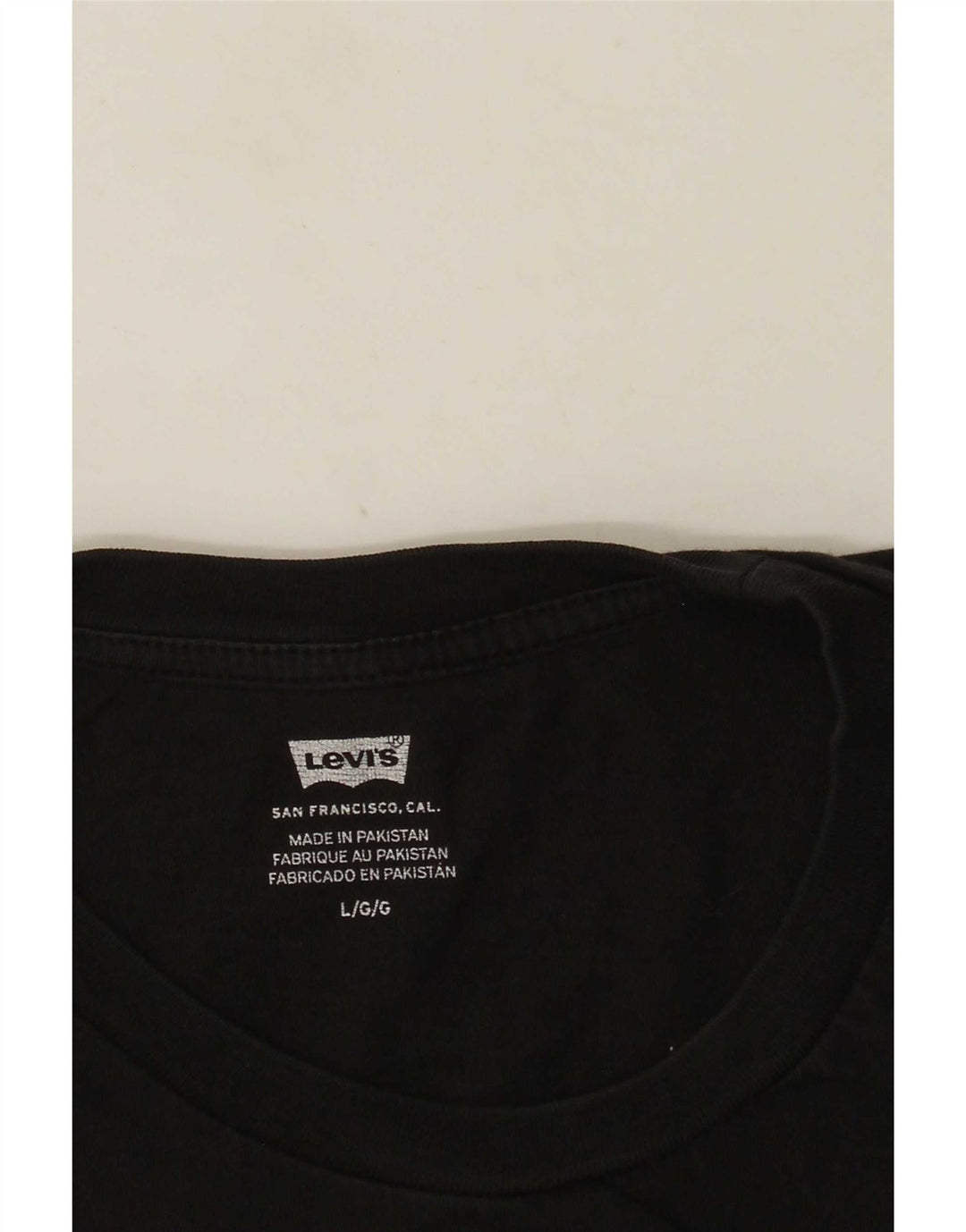 Levi's Herren-T-Shirt mit Grafik, Größe L, Schwarz