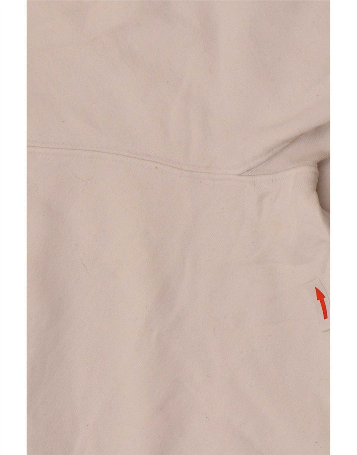 Levi's Damen-Kapuzenpullover mit Grafik, UK 14, mittelweiße Baumwolle