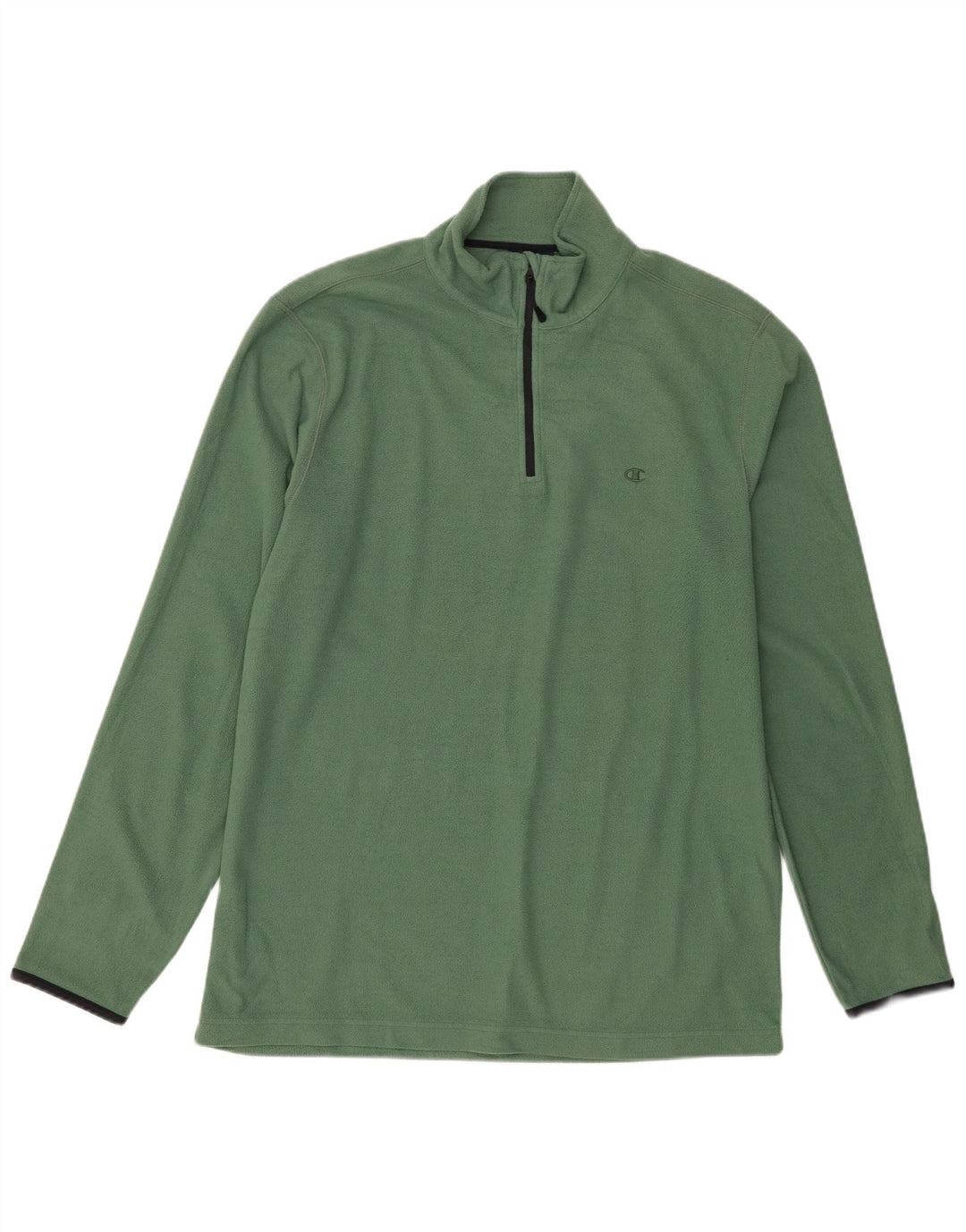 Champion Herren-Fleecepullover mit Reißverschluss, 2XL, grünes Polyester