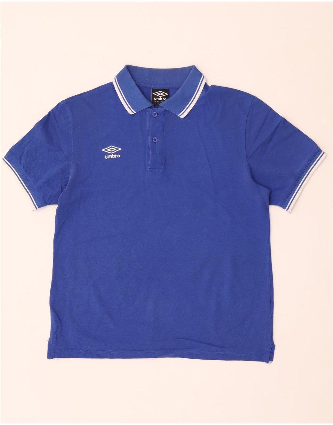 Umbro Herren Poloshirt Large Blau