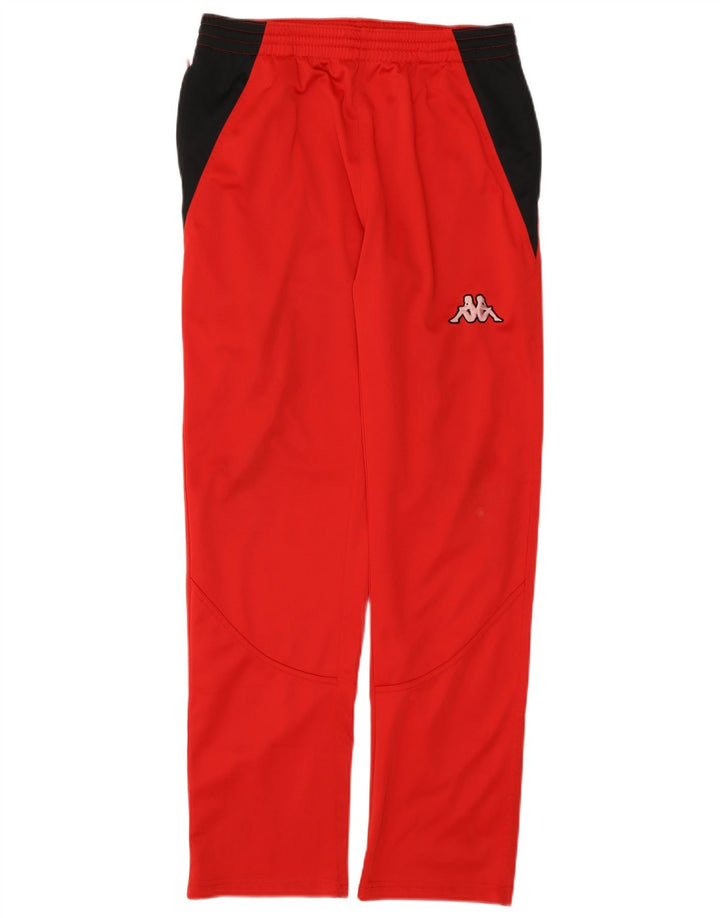 Kappa Herren-Trainingshose, Mittelrotes Farbblock-Polyester