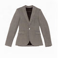 Zara Damen 1-Knopf-Blazerjacke UK 6 XS Graues Polyester