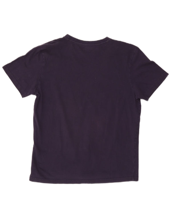 Kappa Damen T-Shirt Top UK 18 XL Marineblau Baumwolle