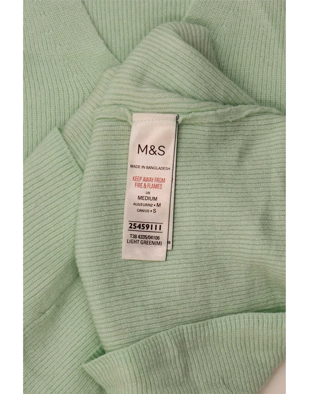 Marks & Spencer Damen Blusentop UK 12 Mittelgrüne Viskose