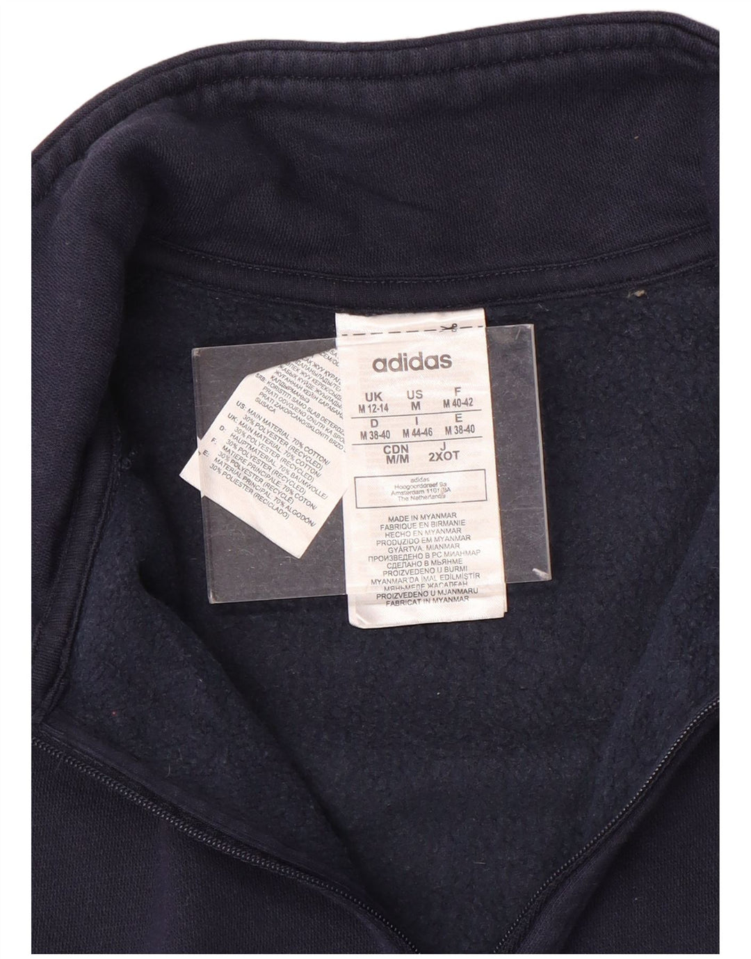 Damen-Sweatshirt mit Reißverschluss am Hals, UK 12/14, Größe M