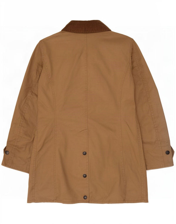 Barbour Damen Regenmantel UK 12 Mittelbraune Baumwolle